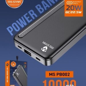 Dynamic Bazar™ 10000mAh Super Fast Power Bank (22.5W Fast Charge | Built-In Cables | LED Display)